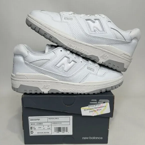 New Balance Shoes 550 “White Grey” 2024 - Picture 1 of 6